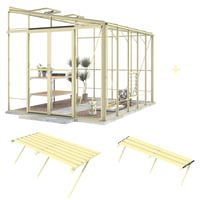 Lean-To 8ft5 x 10ft8 Ivory *Ultimate Package*